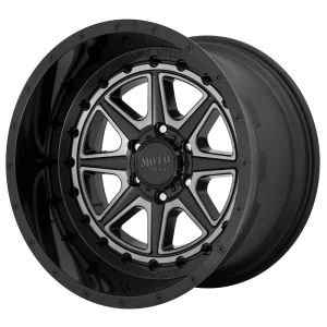Moto Metal – MO801 PHANTOM – Black – 20″x10″ -18mm – Summer Wheels – MO80121050418N